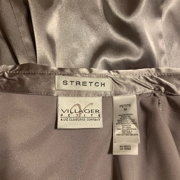 Satin button up. - Picture 3 of 3